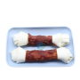 duck wrapped knotted rawhide 7 inch